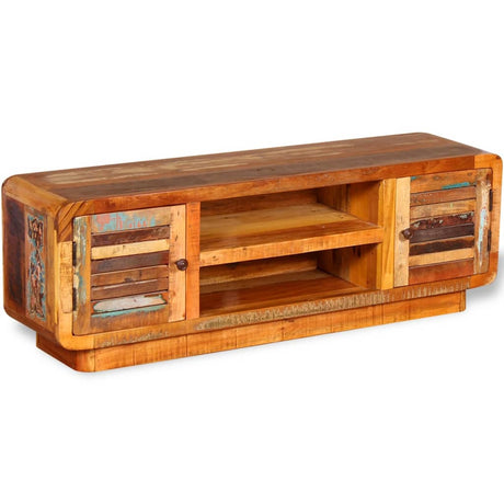 Tv Cabinet Solid Reclaimed Wood 120X30X40 Cm