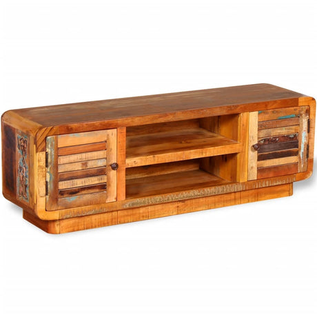 Tv Cabinet Solid Reclaimed Wood 120X30X40 Cm