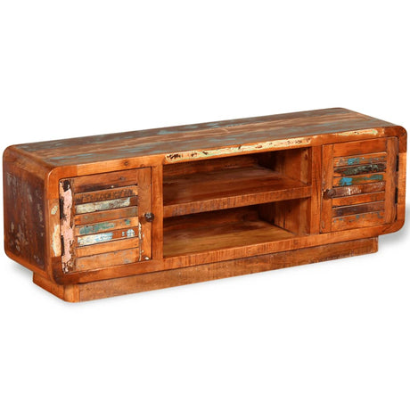Tv Cabinet Solid Reclaimed Wood 120X30X40 Cm