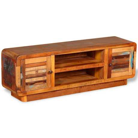 Tv Cabinet Solid Reclaimed Wood 120X30X40 Cm