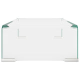 Tv Stand/Monitor Riser Glass Clear