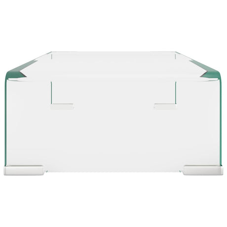 Tv Stand/Monitor Riser Glass Clear