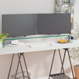 Tv Stand/Monitor Riser Glass Clear