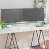 Tv Stand/Monitor Riser Glass Clear