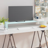 Tv Stand/Monitor Riser Glass Clear