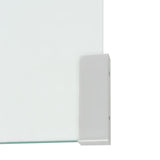 Coffee Table Tempered Glass 49.5X50X45 Cm Clear