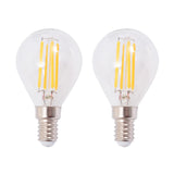 Wall Lamps 2 Pcs With 2 Led Filament Bulbs 8 W