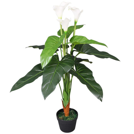 Artificial Calla Lily Plant With Pot 85 Cm