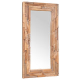 Decorative Mirror Teak Rectangular