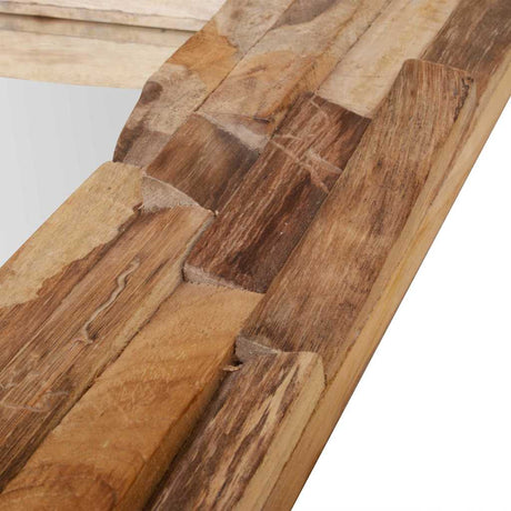 Decorative Mirror Teak Rectangular