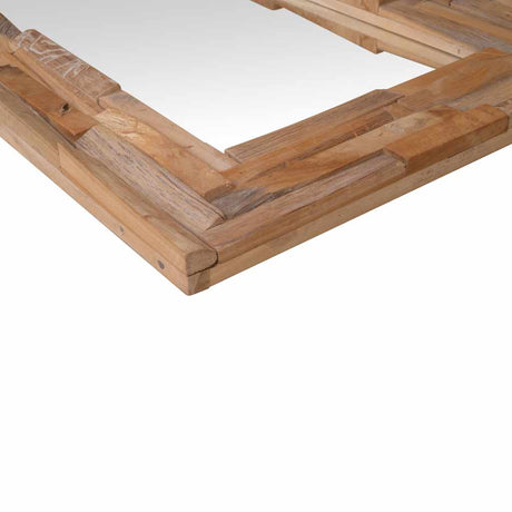 Decorative Mirror Teak Rectangular