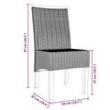 Dining Chairs 4 Pcs Brown Natural Rattan