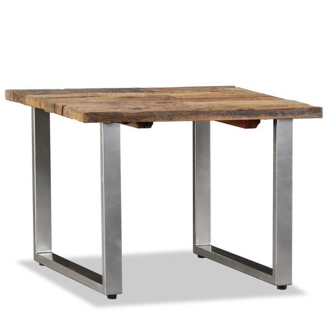 Coffee Table Solid Reclaimed Wood 55X55X40 Cm