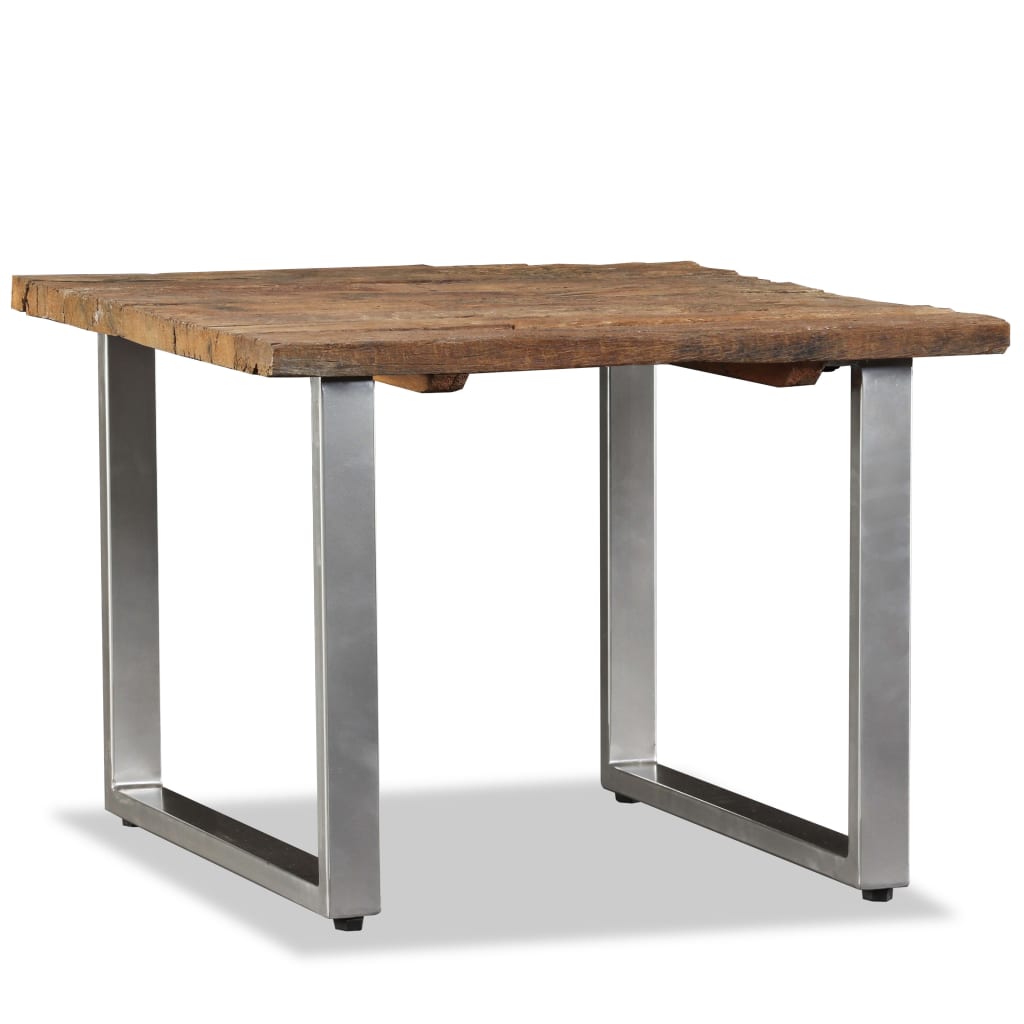 Coffee Table Solid Reclaimed Wood 55X55X40 Cm