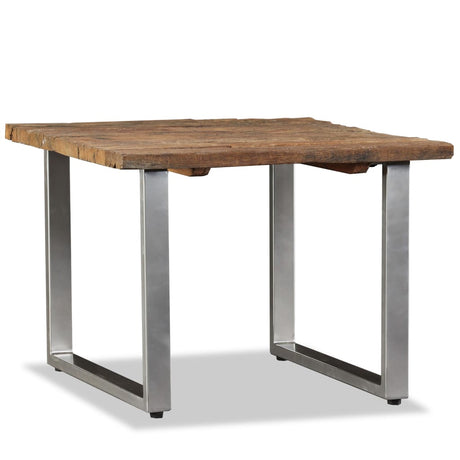 Coffee Table Solid Reclaimed Wood 55X55X40 Cm