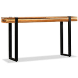 Console Table Solid Reclaimed Wood Adjustable