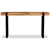 Console Table Solid Reclaimed Wood Adjustable