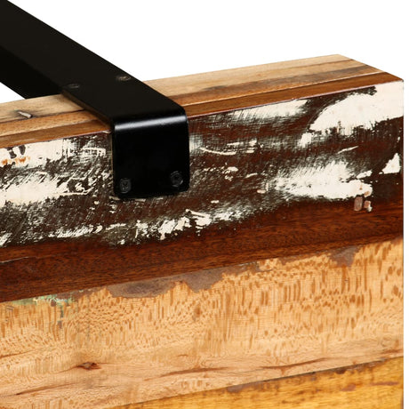 Console Table Solid Reclaimed Wood Adjustable