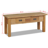 Hall Bench Solid Teak 90X30X40 Cm