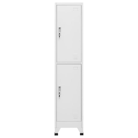 Locker Cabinet With 2 Compartments 38X45X180 Cm