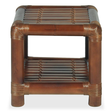 Bedside Table 40X40X40 Cm Bamboo