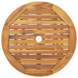 3 Piece Folding Bistro Set Solid Acacia Wood 60 Cm