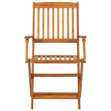 3 Piece Folding Bistro Set Solid Acacia Wood 60 Cm