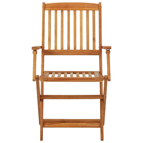 3 Piece Folding Bistro Set Solid Acacia Wood 60 Cm