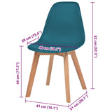 Dining Chairs 2 Pcs Plastic