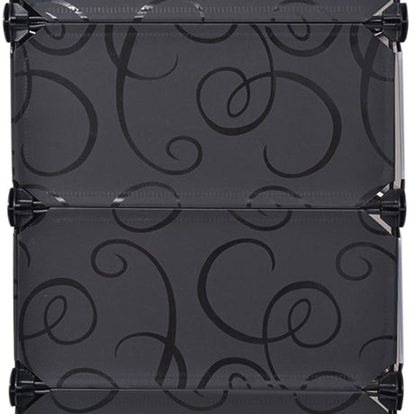 Interlocking Shoe Organiser With 10 Compartments