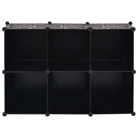 Storage Cube Organiser With 6 Compartments