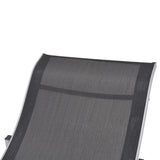 Folding Sun Loungers 2 Pcs Aluminium And Textilene