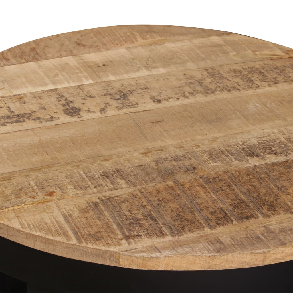 Coffee Table Solid Rough Mango Wood