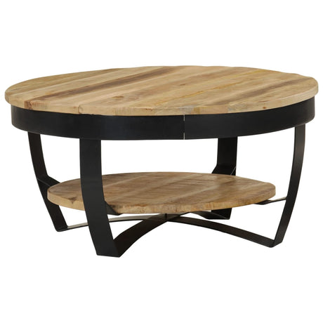 Coffee Table Solid Rough Mango Wood