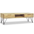 Tv Cabinet 120X35X35 Cm Solid Teak