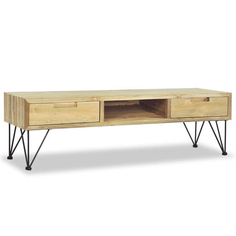 Tv Cabinet 120X35X35 Cm Solid Teak