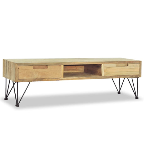 Tv Cabinet 120X35X35 Cm Solid Teak