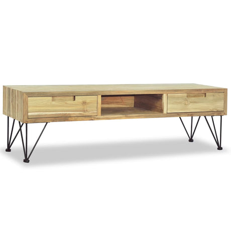 Tv Cabinet 120X35X35 Cm Solid Teak