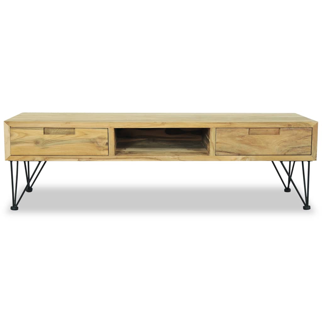 Tv Cabinet 120X35X35 Cm Solid Teak
