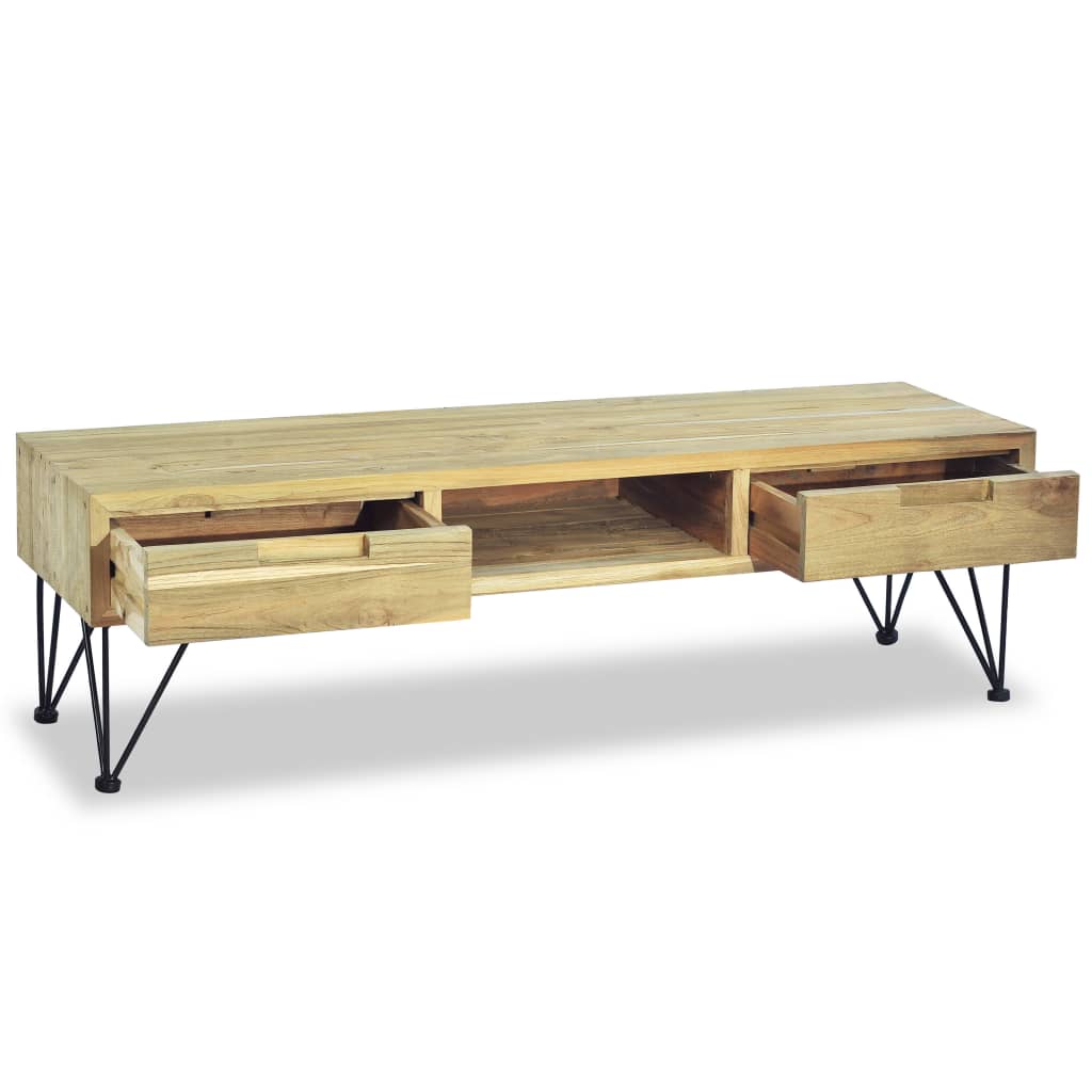 Tv Cabinet 120X35X35 Cm Solid Teak
