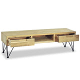 Tv Cabinet 120X35X35 Cm Solid Teak