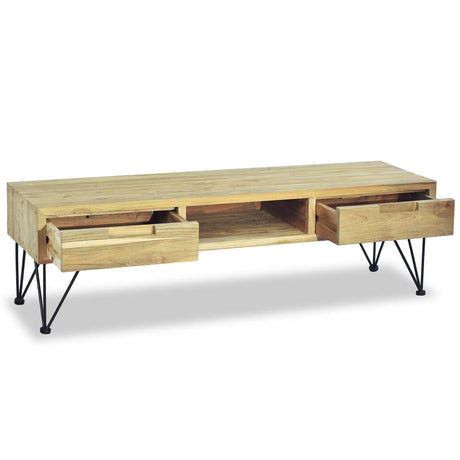 Tv Cabinet 120X35X35 Cm Solid Teak
