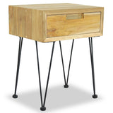 Bedside Cabinet 40X30X50 Cm Solid Teak
