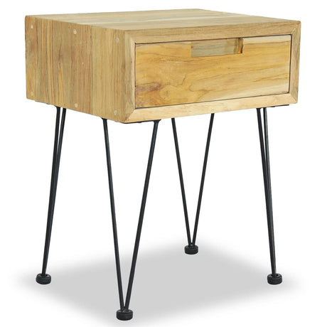 Bedside Cabinet 40X30X50 Cm Solid Teak
