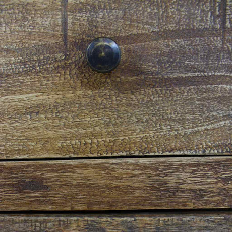 Nightstand Solid Mahogany Wood 40X30X51 Cm
