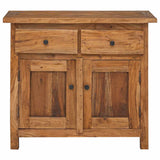 Sideboard Solid Mahogany Wood 75X30X65 Cm