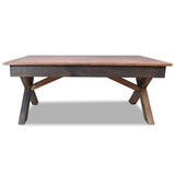 Coffee Table Mixed Recycled Wood 110X60X45 Cm