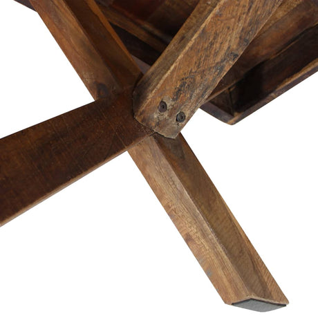 Coffee Table Mixed Recycled Wood 110X60X45 Cm