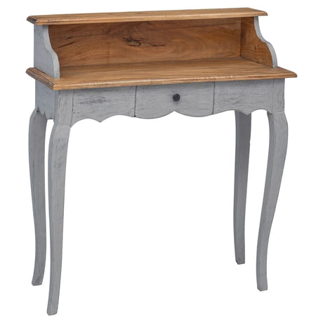 Writing Desk Solid Mahogany Wood 80X40X92 Cm