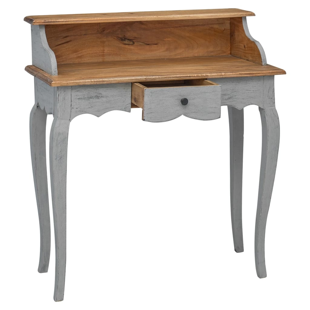 Writing Desk Solid Mahogany Wood 80X40X92 Cm